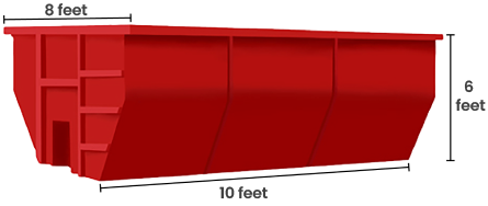 15-yard roll-off dumpster