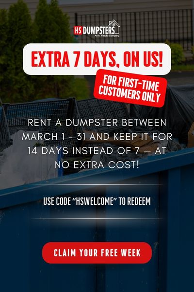 HS Dumpsters March 2026 Offer